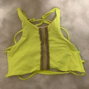 Maaji Neon Halter Bikini Top